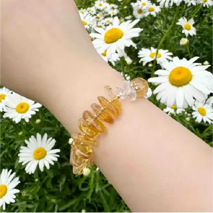 Rola Land｜Natural Irregular Citrine & Azeztulite Crystal | For Wealth Manifestation 💰✨